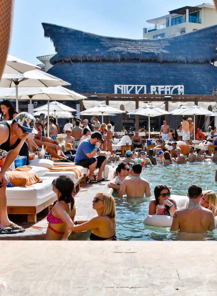 Pool party at Nikki Beach